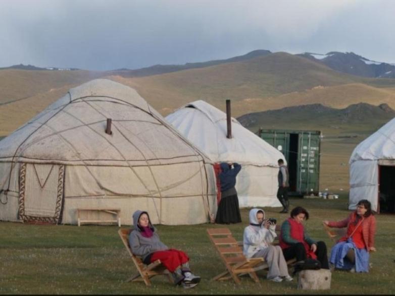 Zalkar Yurt Camp Hotel Song-Kul Buitenkant foto